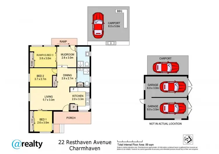 Floorplan of Homely house listing, 22 Resthaven Avenue, Charmhaven NSW 2263