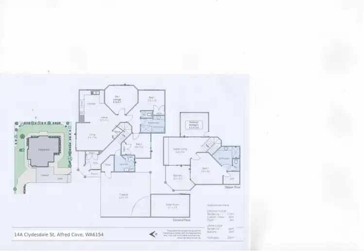 Floorplan of Homely house listing, 14A Clydesdale Street, Alfred Cove WA 6154