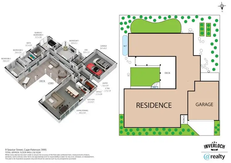 Floorplan of Homely house listing, 9 Seastar Street, Cape Paterson VIC 3995