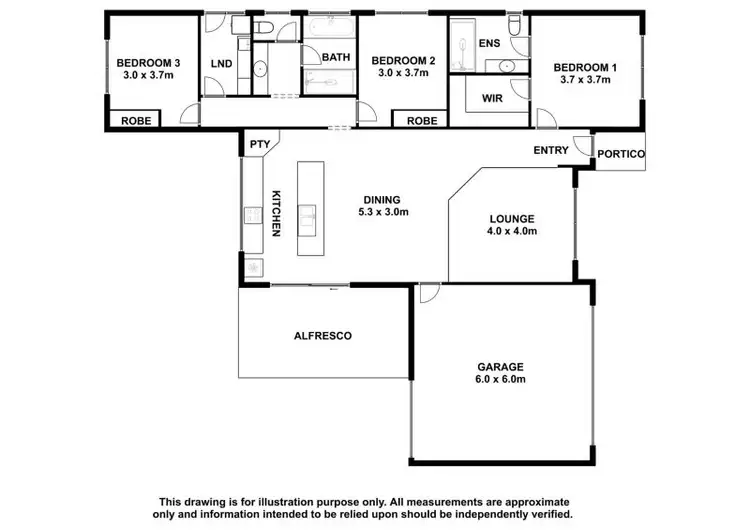 Floorplan of Homely house listing, 8 Napoli Place, Mount Gambier SA 5290