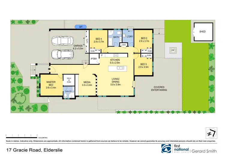 Floorplan of Homely house listing, 17 Gracie Road, Elderslie NSW 2570