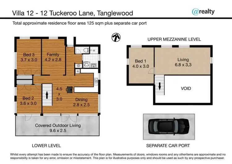 Floorplan of Homely house listing, 12/12 Tuckeroo Lane, Tanglewood NSW 2488