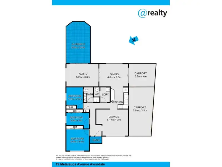 Floorplan of Homely house listing, 19 Melaleuca Avenue, Avondale NSW 2530