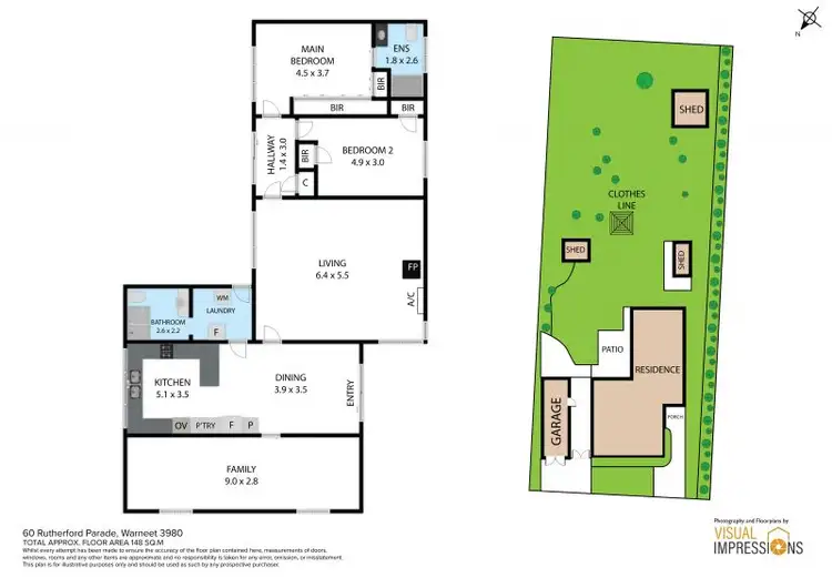 Floorplan of Homely house listing, 60 Rutherford Parade, Warneet VIC 3980
