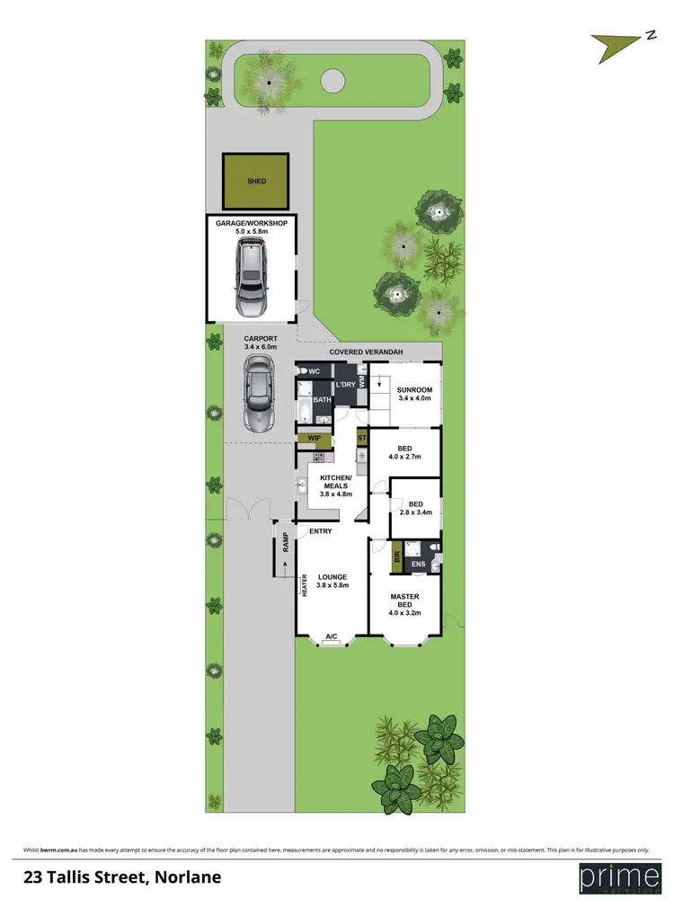 Floorplan of Homely house listing, 23 Tallis Street, Norlane VIC 3214