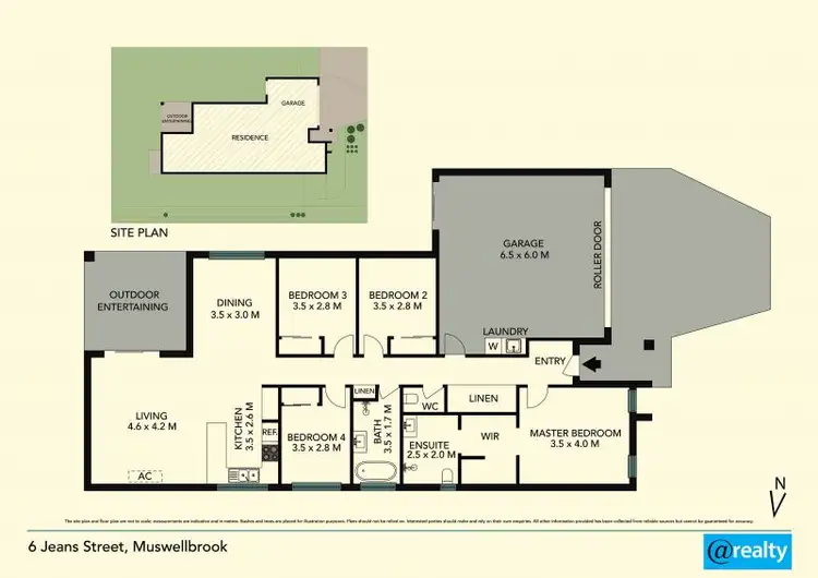 Floorplan of Homely house listing, 6 Jeans Street, Muswellbrook NSW 2333
