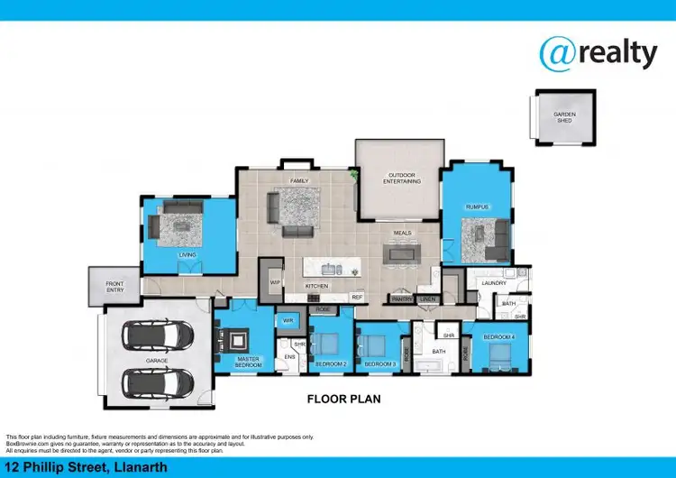 Floorplan of Homely house listing, 12 Phillip Street, Llanarth NSW 2795