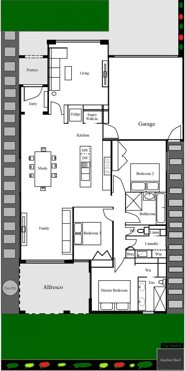 Floorplan of Homely house listing, 16 Dairymans Way, Bonshaw VIC 3352