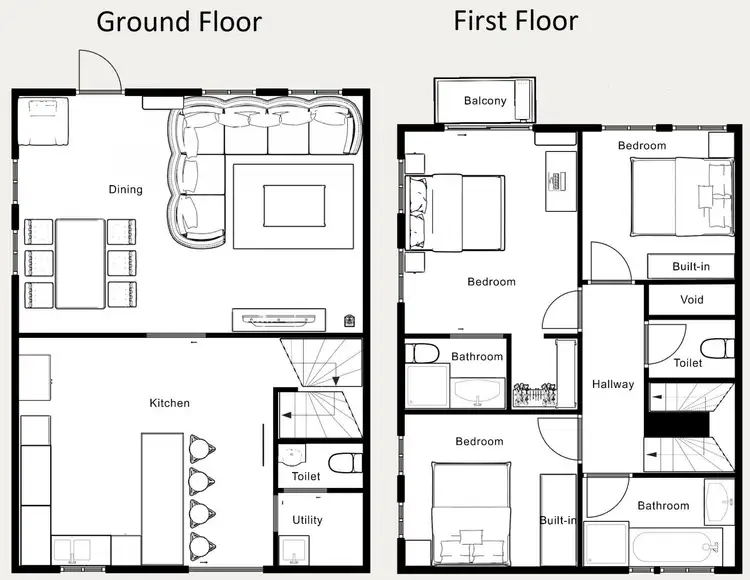Floorplan of Homely townhouse listing, 2 Salisbury Street, Casey ACT 2913