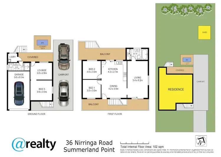 Floorplan of Homely house listing, 36 Nirringa Road, Summerland Point NSW 2259