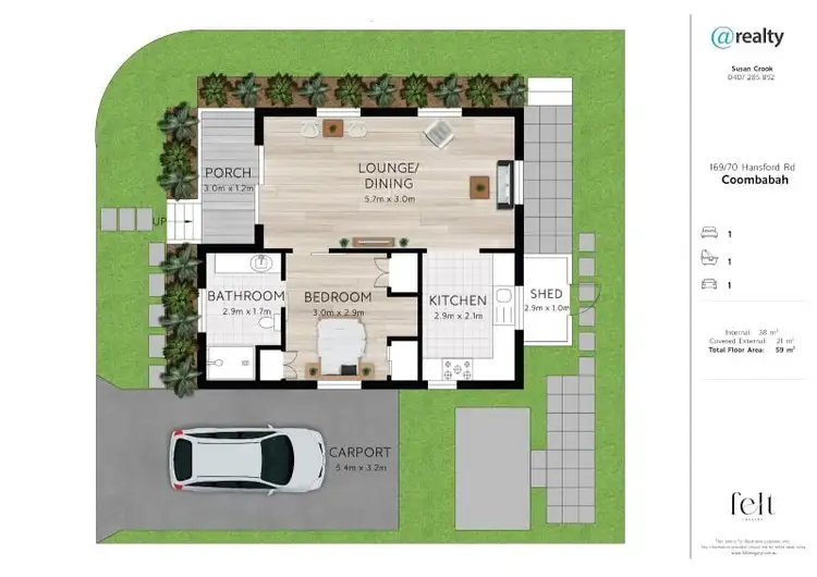 Floorplan of Homely house listing, 38B/570 Pine Ridge Road, Coombabah QLD 4216