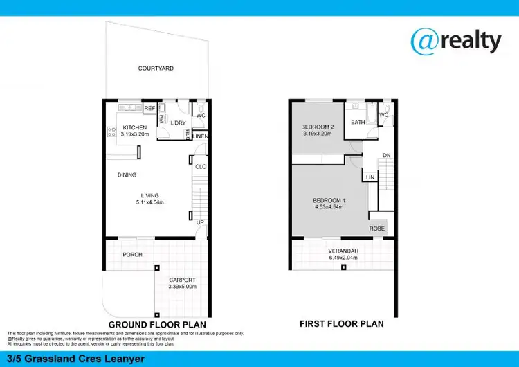 Floorplan of Homely townhouse listing, 3/5 Grassland Crescent, Leanyer NT 812