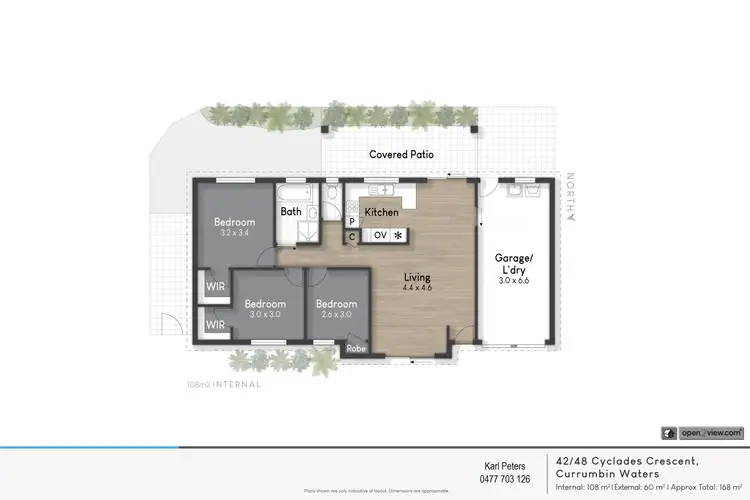 Floorplan of Homely house listing, 42/48 Cyclades Crescent, Currumbin Waters QLD 4223