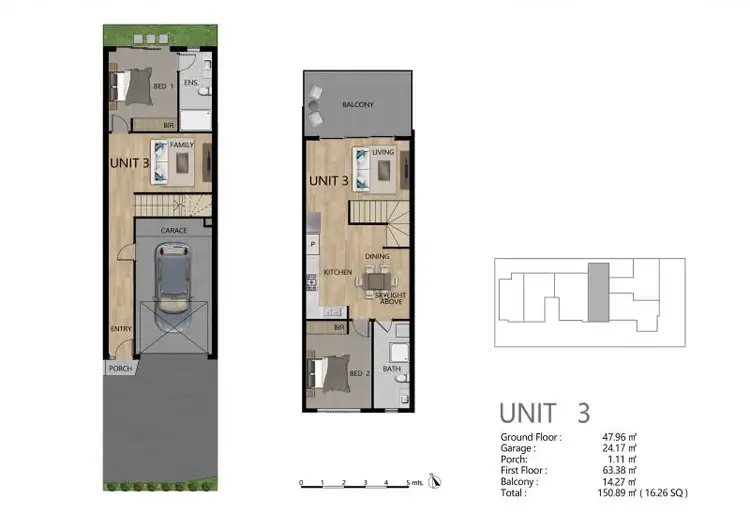 Floorplan of Homely townhouse listing, 3/6 Cypress Avenue, Boronia VIC 3155