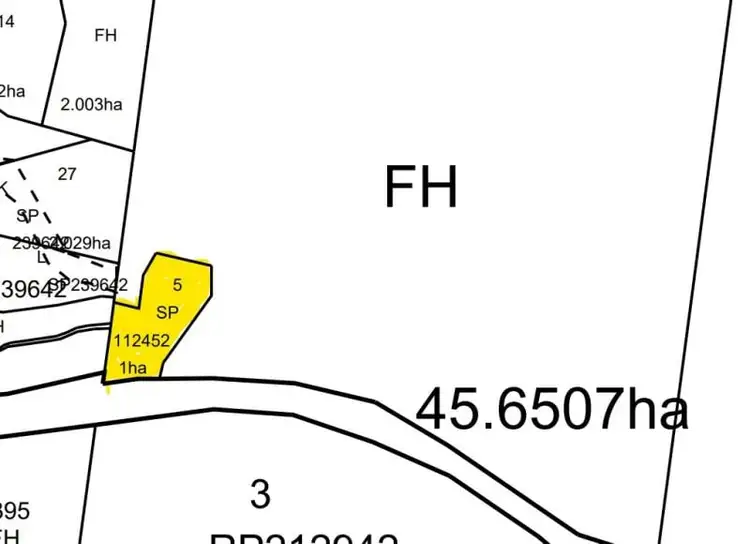 Floorplan of Homely rural property listing, Lot 5/4414 Esk Hampton Rd, Hampton QLD 4352