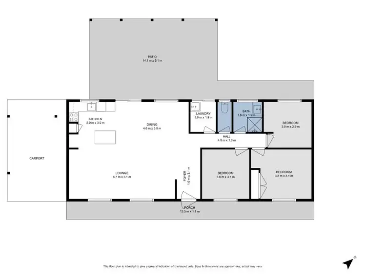 Floorplan of Homely house listing, 18 Cleary Street, Caboolture QLD 4510