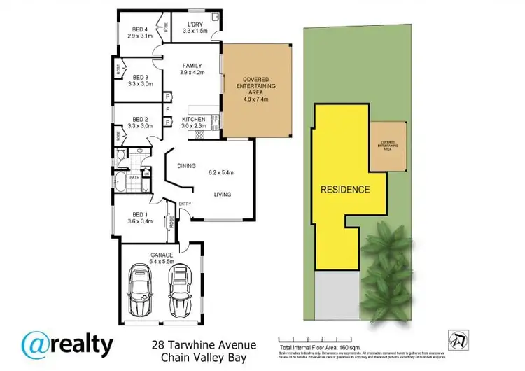Floorplan of Homely house listing, 28 Tarwhine Avenue, Chain Valley Bay NSW 2259