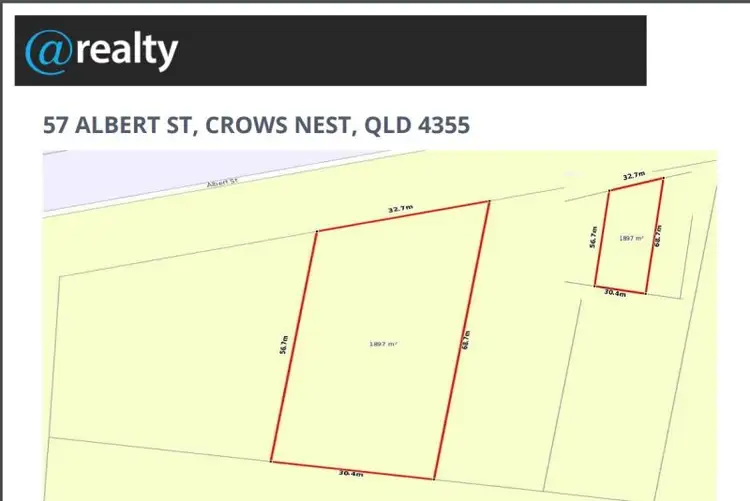 Floorplan of Homely house listing, 57 Albert Street, Crows Nest QLD 4355
