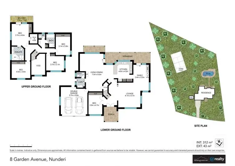 Floorplan of Homely house listing, 8 Garden Avenue, Nunderi NSW 2484