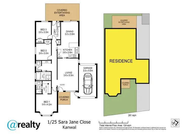 Floorplan of Homely house listing, 1/25 Sara Jane Close, Kanwal NSW 2259