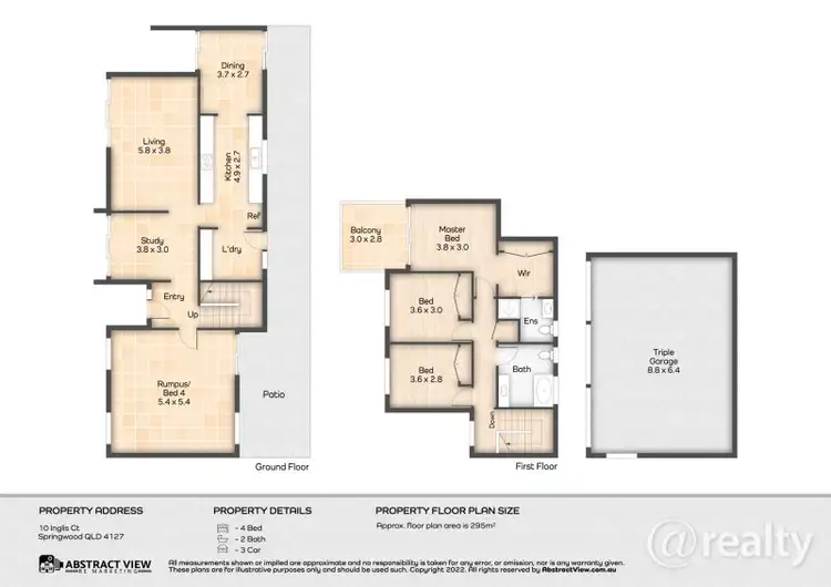 Floorplan of Homely house listing, 10 Inglis Court, Springwood QLD 4127