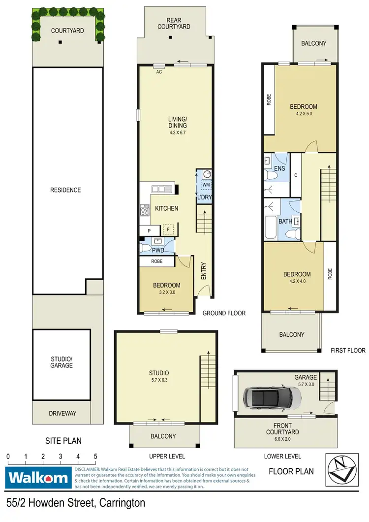 Floorplan of Homely townhouse listing, 55/2 Howden Street, Carrington NSW 2294