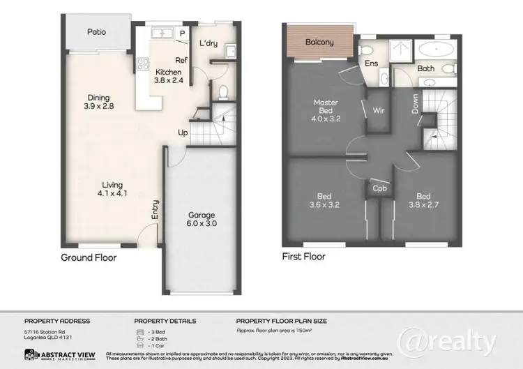 Floorplan of Homely townhouse listing, 57/116 Station Road, Loganlea QLD 4131