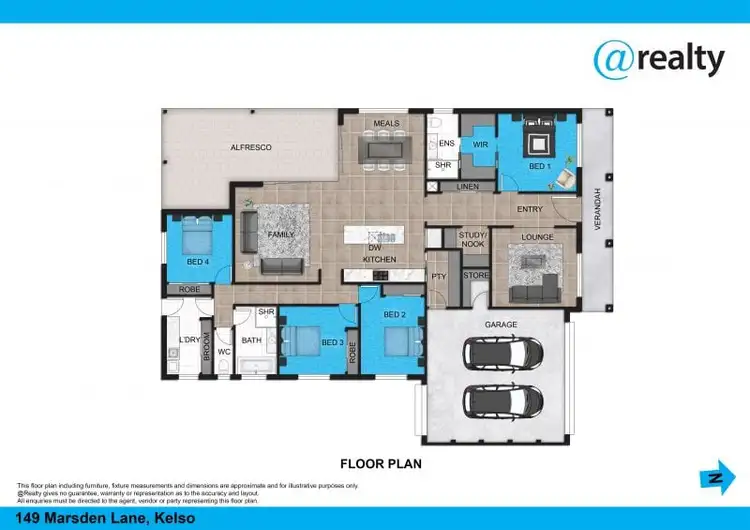 Floorplan of Homely house listing, 149 Marsden Lane, Kelso NSW 2795