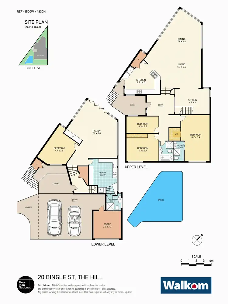Floorplan of Homely house listing, 20 Bingle Street, Newcastle NSW 2300