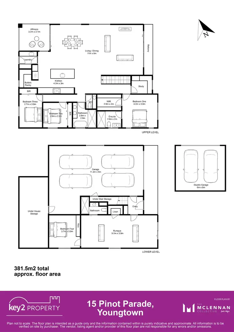 Floorplan of Homely house listing, 15 Pinot Parade, Youngtown TAS 7249