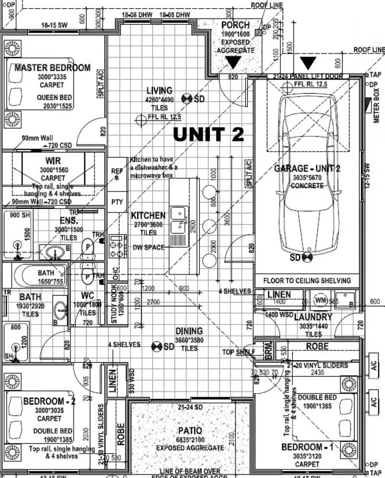 Floorplan of Homely house listing, 2/15 Perren Crescent, Bli Bli QLD 4560