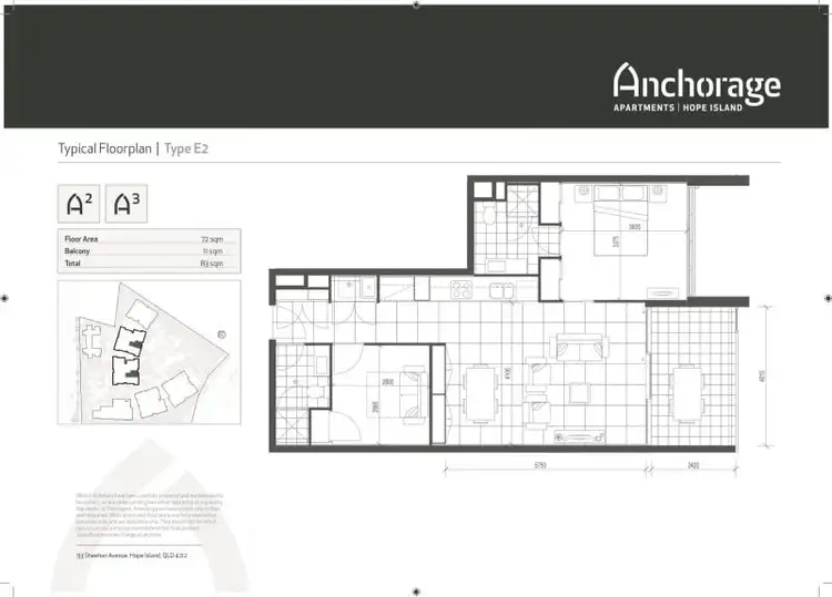 Floorplan of Homely apartment listing, 39/93 Sheehan Avenue, Hope Island QLD 4212
