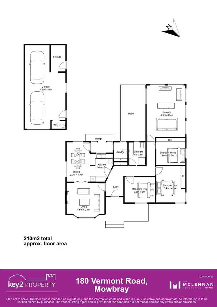 Floorplan of Homely house listing, 180 Vermont Road, Mowbray TAS 7248