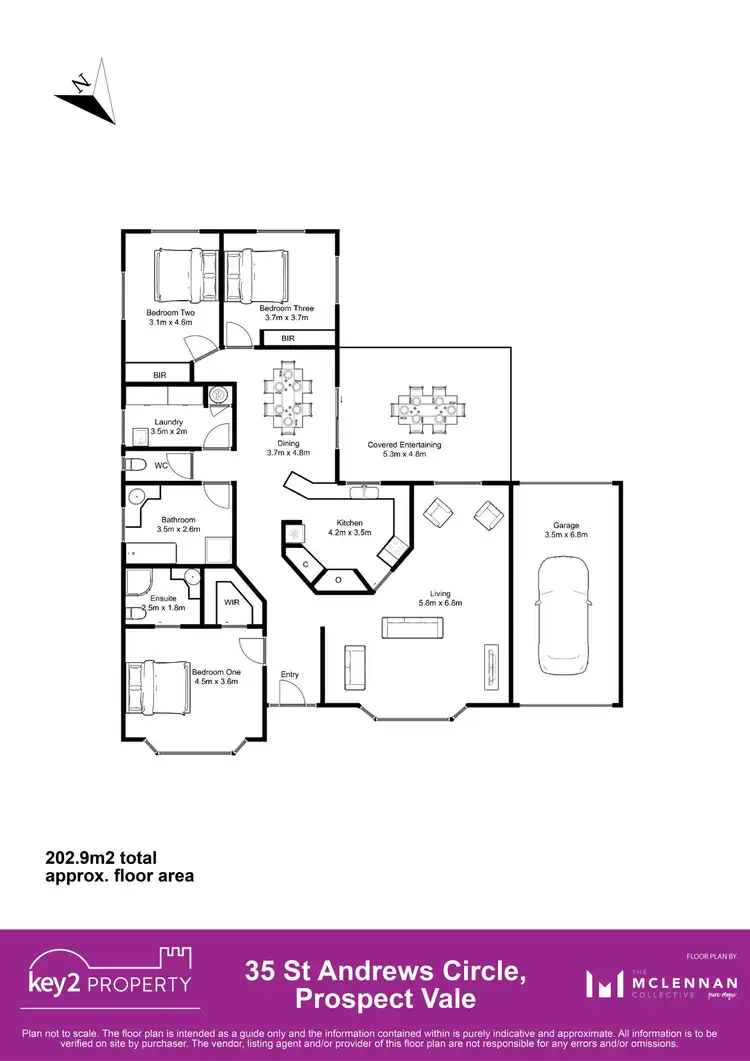 Floorplan of Homely house listing, 35 St Andrews Circle, Prospect Vale TAS 7250