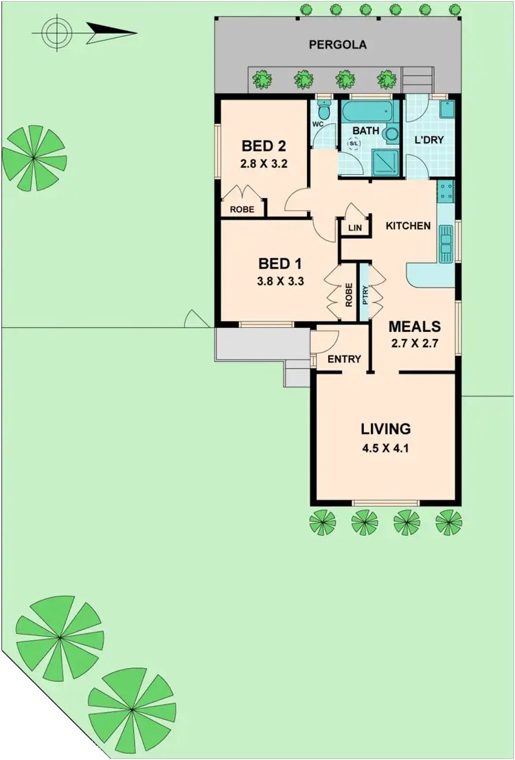 Floorplan of Homely house listing, 1 COUSTLEY CLOSE, Wallan VIC 3756
