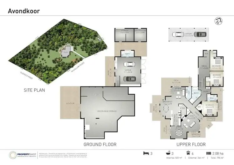 Floorplan of Homely rural property listing, 11 McCallum Place, Dum Dum NSW 2484