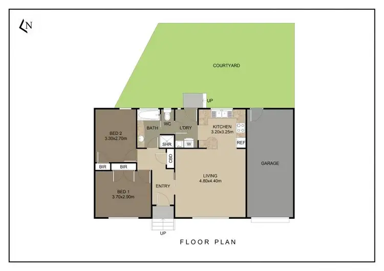 Floorplan of Homely unit listing, 10/18-28 Alfrick Road, Croydon VIC 3136