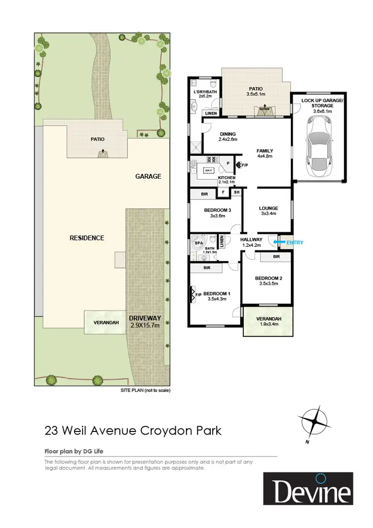 Floorplan of Homely house listing, 23 Weil Avenue, Croydon Park NSW 2133