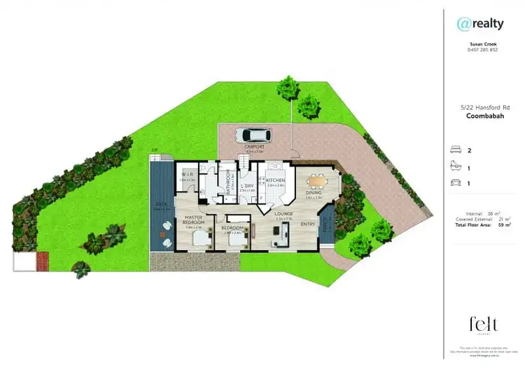 Floorplan of Homely house listing, 55/22 Hansford Road, Coombabah QLD 4216