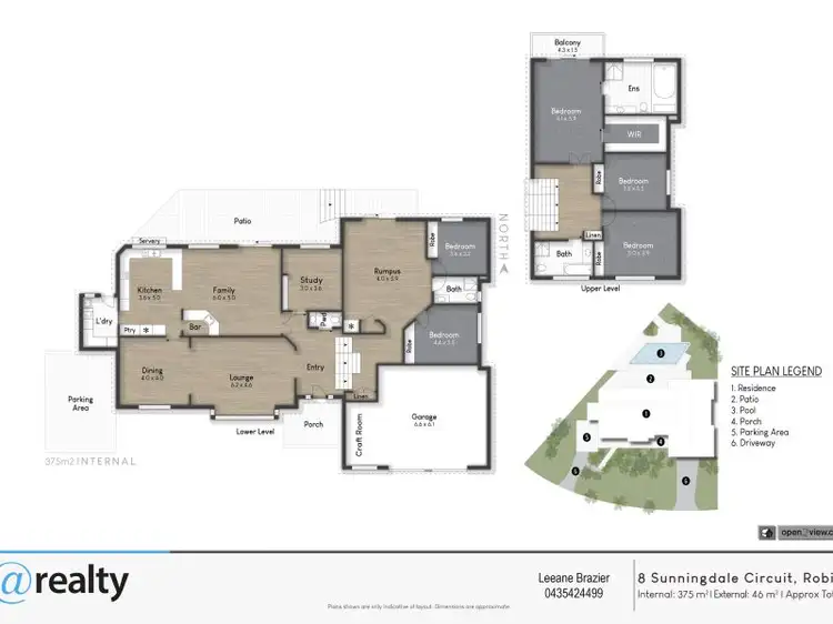 Floorplan of Homely house listing, 8 Sunningdale Circuit, Robina QLD 4226