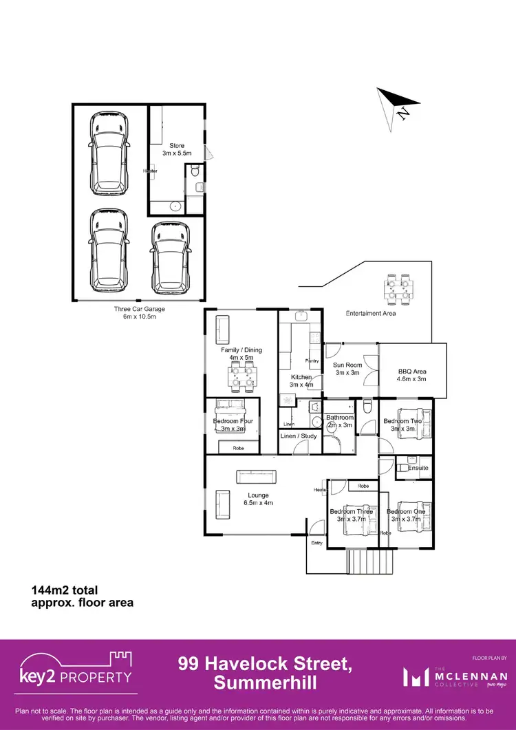 Floorplan of Homely house listing, 99 Havelock Street, Summerhill TAS 7250