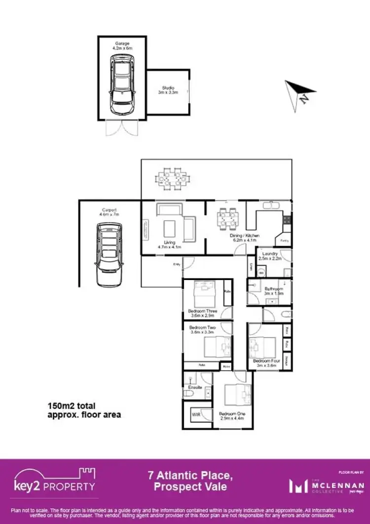 Floorplan of Homely house listing, 7 Atlantic Place, Prospect Vale TAS 7250