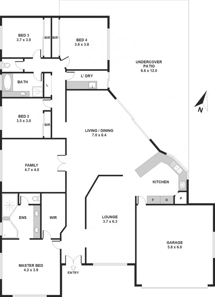 Floorplan of Homely house listing, 60 River Oak Way, Narangba QLD 4504