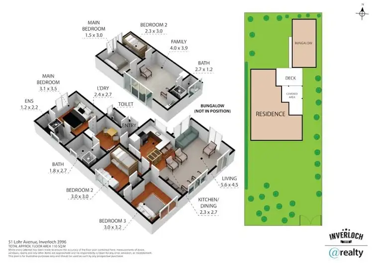 Floorplan of Homely house listing, 51 Lohr Avenue, Inverloch VIC 3996