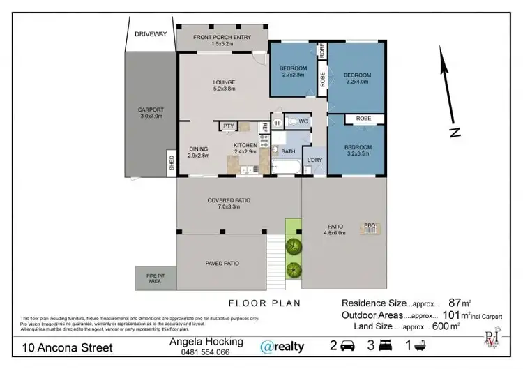 Floorplan of Homely house listing, 10 Ancona Street, Carrara QLD 4211