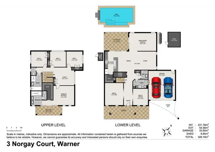 Floorplan of Homely house listing, 3 Norgay Court, Warner QLD 4500