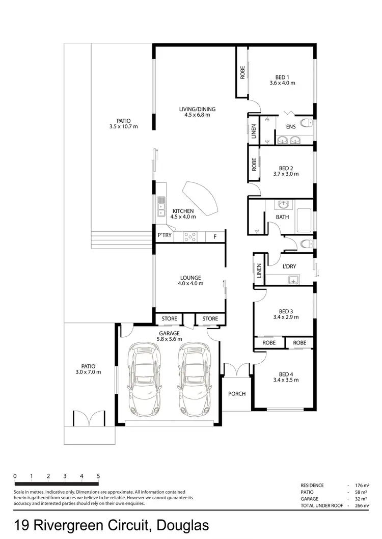 Floorplan of Homely house listing, 19 Rivergreen Circuit, Douglas QLD 4814