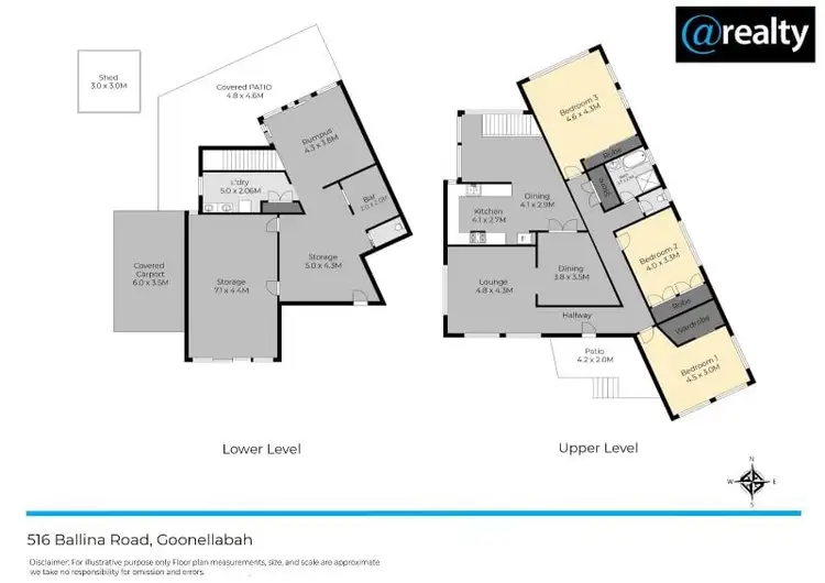 Floorplan of Homely house listing, 516 Ballina Road, Goonellabah NSW 2480