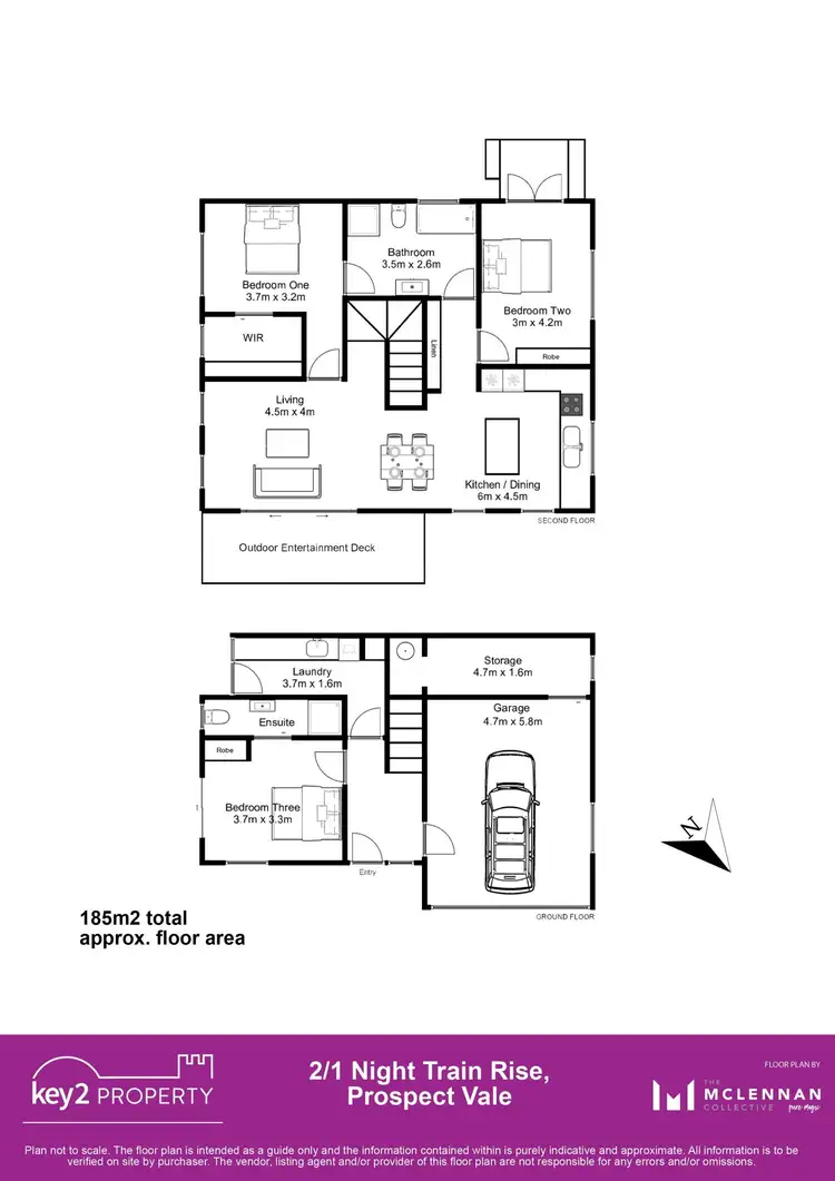 Floorplan of Homely unit listing, 2/1 Night Train Rise, Prospect Vale TAS 7250