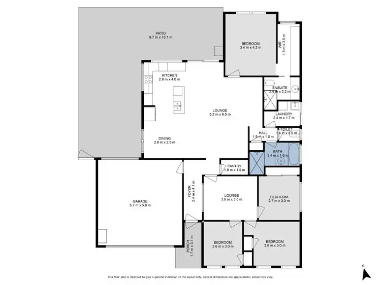 Floorplan of Homely house listing, 36 Creekview Court, Caboolture QLD 4510